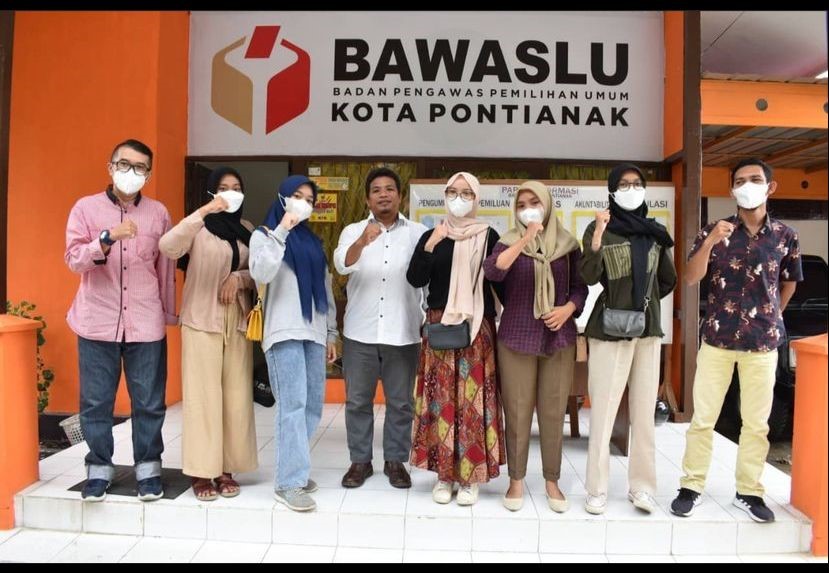 Kunjungan ke Bawaslu Kota Pontianak